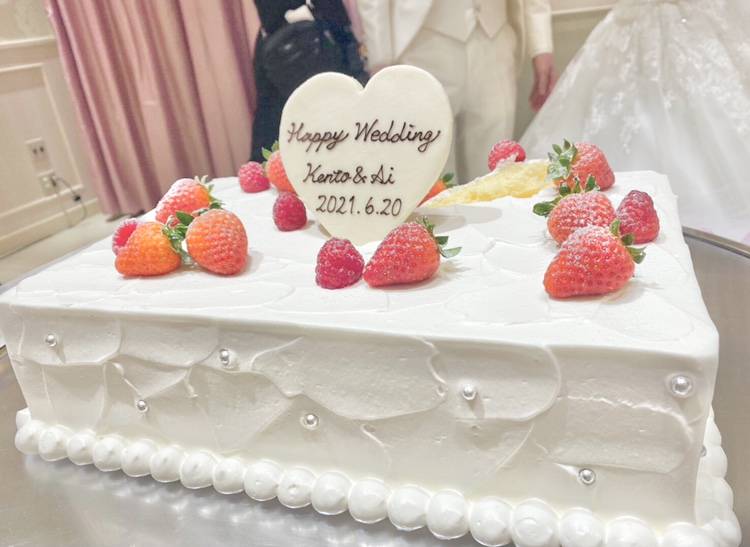【結婚式当日レポ】姪っ子のケーキ運びとお礼／ケーキ入刀｜アニヴェルセルみなとみらい(ヴィラ スウィート)