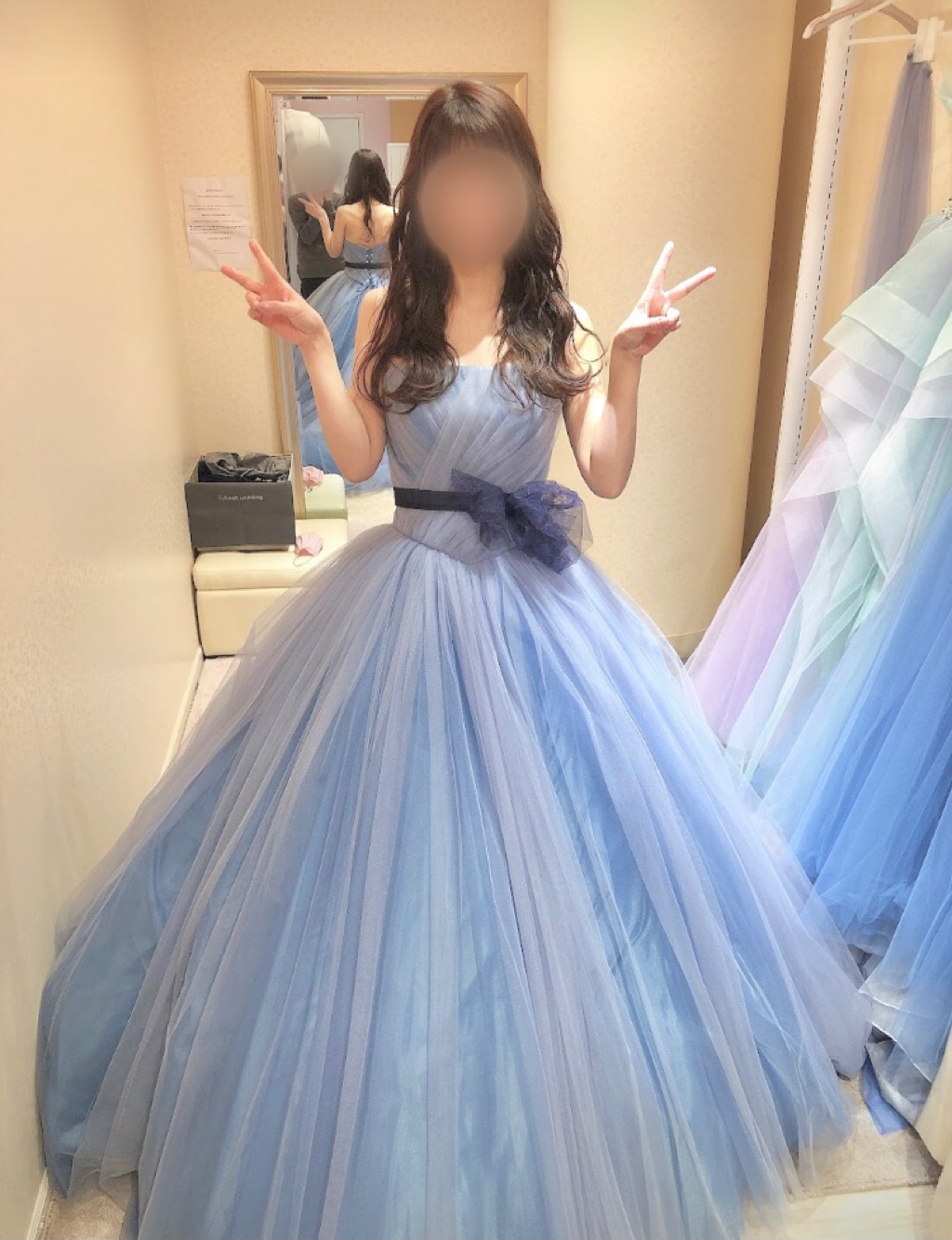 【新婦のドレス試着レポ】NOA0046｜チュノアウエディング